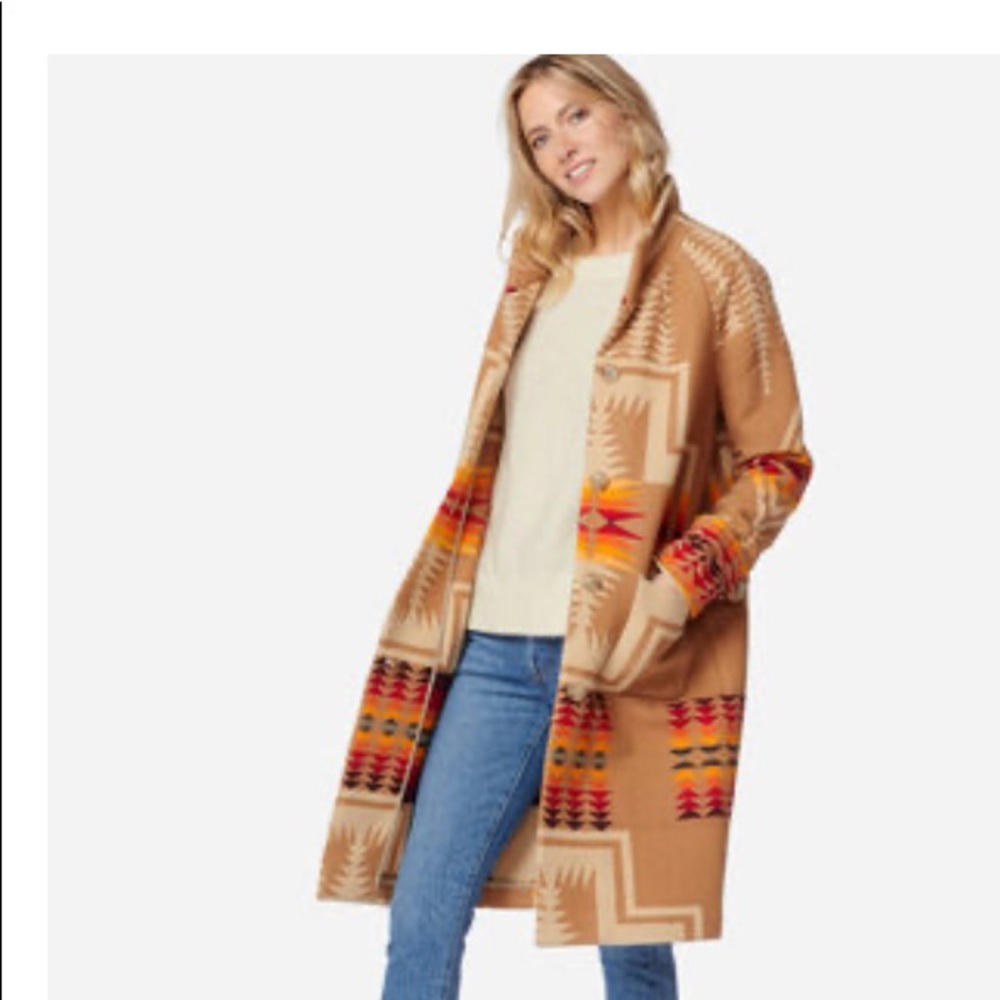 WOMEN'S HARDING ARCHIVE BLANKET COAT